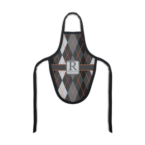 Custom Modern Chic Argyle Bottle Apron (Personalized)