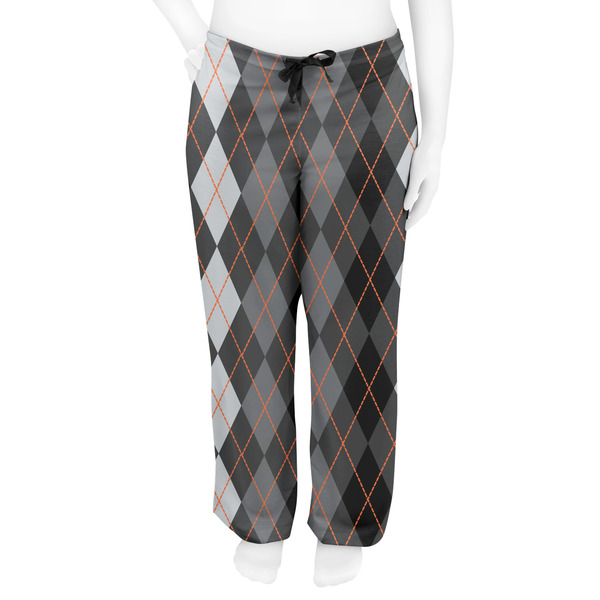 Modern Chic Argyle Women's Pj on model - Front