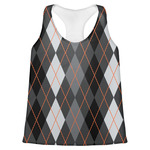 Modern Chic Argyle Womens Racerback Tank Top - Small