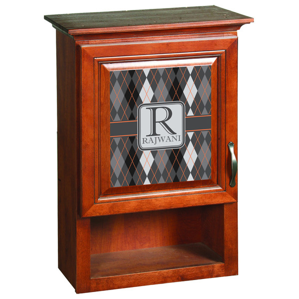 Modern Chic Argyle Wooden Cabinet Decal (Medium)