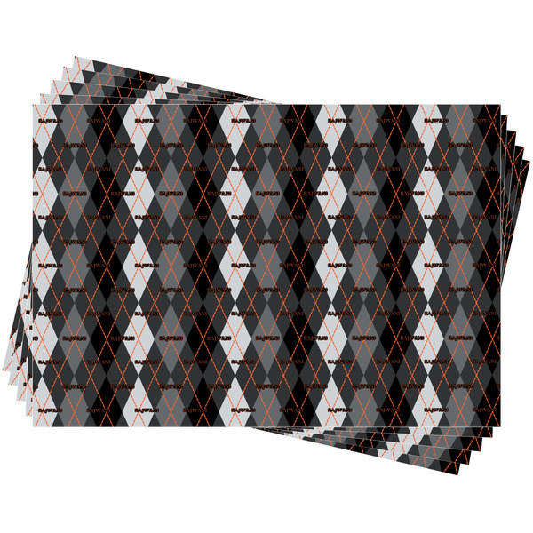 Modern Chic Argyle Wrapping Paper - 5 Sheets Approval