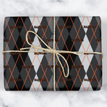 Modern Chic Argyle Wrapping Paper (Personalized)
