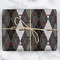 Modern Chic Argyle Wrapping Paper Roll - Matte - Wrapped Box
