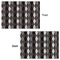 Modern Chic Argyle Wrapping Paper Sheet - Double Sided - Front & Back