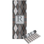 Modern Chic Argyle Yoga Mat - Printable Front and Back (Personalized)
