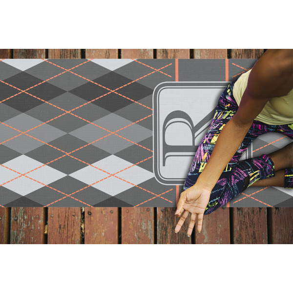 Modern Chic Argyle Yoga Mats - LIFESTYLE