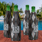 Modern Chic Argyle Zipper Bottle Cooler - Set of 4 - LIFESTYLE