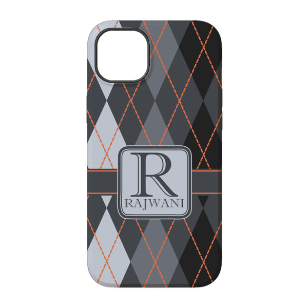 Modern Chic Argyle iPhone 14 Tough Case - Back