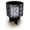 Modern Chic Argyle Black Beach Spiker Drink Holder (Personalized)
