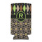 Argyle & Moroccan Mosaic Can Cooler (tall 12 oz) (Personalized)
