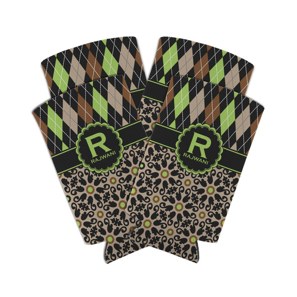 Argyle & Moroccan Mosaic 12oz Tall Can Sleeve - Set of 4 - MAIN