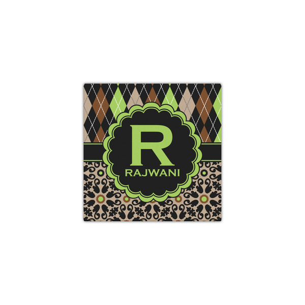 Argyle & Moroccan Mosaic 12x12 - Canvas Print - Front View