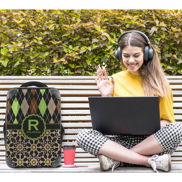 Argyle & Moroccan Mosaic 15" Backpack - LIFESTYLE