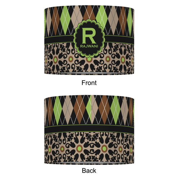 Argyle & Moroccan Mosaic 16" Drum Lampshade - APPROVAL (Fabric)