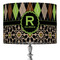 Argyle & Moroccan Mosaic 16" Drum Lamp Shade - Fabric (Personalized)