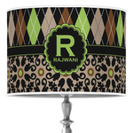 Argyle & Moroccan Mosaic Drum Lamp Shade (Personalized)