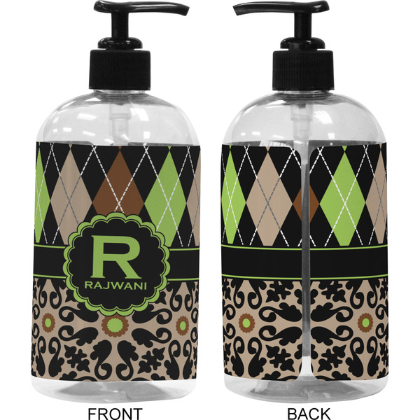 Argyle & Moroccan Mosaic 16 oz Plastic Liquid Dispenser (Approval)