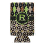 Argyle & Moroccan Mosaic Can Cooler (Personalized)