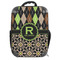 Argyle & Moroccan Mosaic 18" Hard Shell Backpack (Personalized)