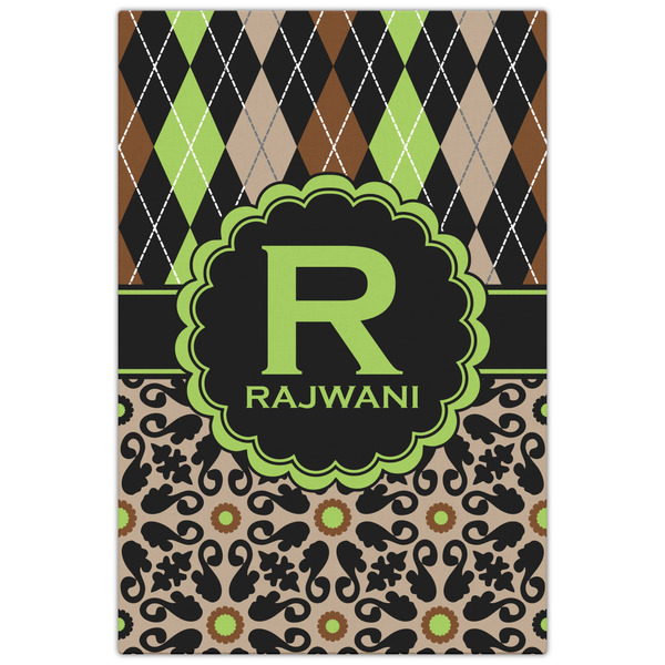 Argyle & Moroccan Mosaic 20x30 - Canvas Print - Front View