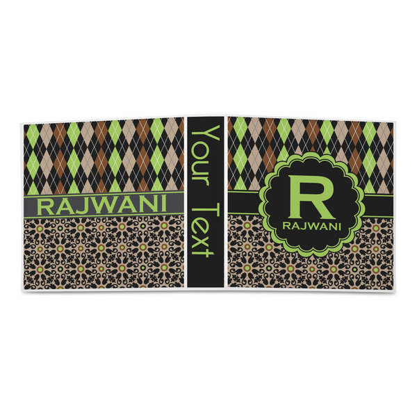 Argyle & Moroccan Mosaic 3-Ring Binder Approval- 2in