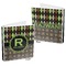 Argyle & Moroccan Mosaic 3-Ring Binder Front and Back