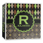 Argyle & Moroccan Mosaic 3-Ring Binder - 2 inch (Personalized)