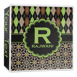 Argyle & Moroccan Mosaic 3-Ring Binder - 2 inch (Personalized)