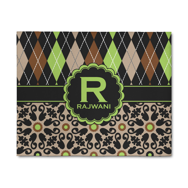 Custom Argyle & Moroccan Mosaic 8' x 10' Indoor Area Rug (Personalized)