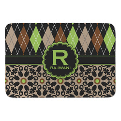 Argyle & Moroccan Mosaic Anti-Fatigue Kitchen Mat (Personalized)