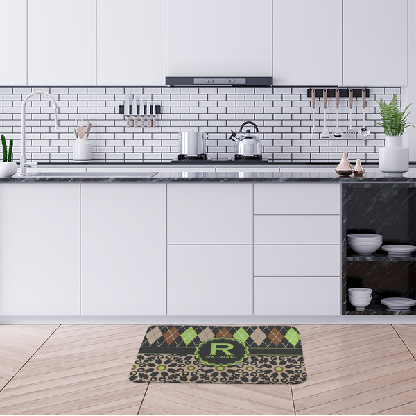 Argyle & Moroccan Mosaic Anti-Fatigue Kitchen Mats - LIFESTYLE