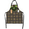 Argyle & Moroccan Mosaic Apron With Pockets w/ Name and Initial
