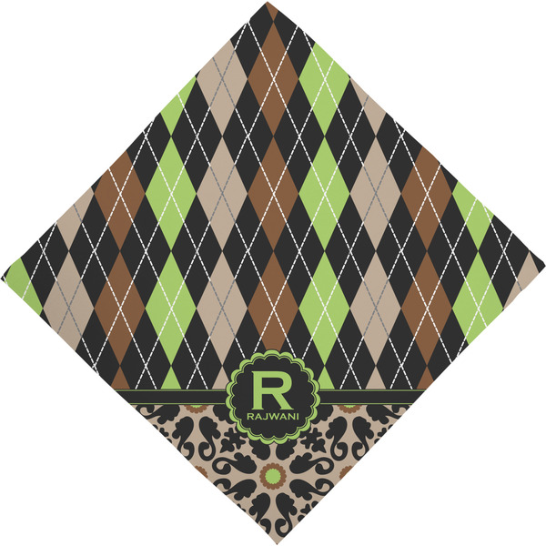 Argyle & Moroccan Mosaic Bandana - Full View