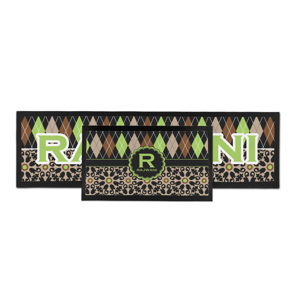 Argyle & Moroccan Mosaic Bar Mat - Parent Main