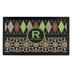 Argyle & Moroccan Mosaic Bar Mat - Small (Personalized)