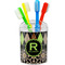 Argyle & Moroccan Mosaic Toothbrush Holder (Personalized)