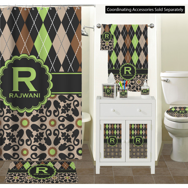 Argyle & Moroccan Mosaic Bathroom Scene