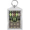 Argyle & Moroccan Mosaic Bling Keychain (Personalized)
