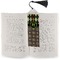 Argyle & Moroccan Mosaic Bookmark with tassel - In book