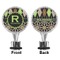 Argyle & Moroccan Mosaic Bottle Stopper - Front and Back