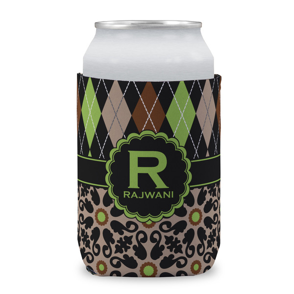 Argyle & Moroccan Mosaic Can Sleeve