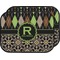 Argyle & Moroccan Mosaic Car Floor Mats (Back Seat) (Personalized)