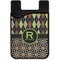 Argyle & Moroccan Mosaic Cell Phone Credit Card Holder