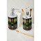 Argyle & Moroccan Mosaic Ceramic Bathroom Accessories - LIFESTYLE (toothbrush holder & soap dispenser)