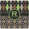 Argyle & Moroccan Mosaic Ceramic Tile Hot Pad (Personalized)