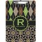 Argyle & Moroccan Mosaic Clipboard (Personalized)