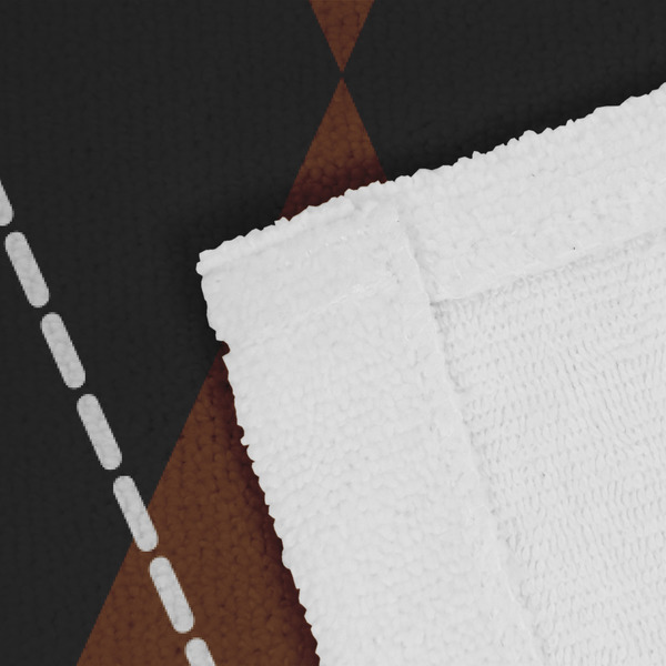 Argyle & Moroccan Mosaic Close up of Fabric