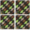 Argyle & Moroccan Mosaic Cloth Napkins - Personalized Dinner (APPROVAL) Set of 4