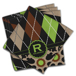 Argyle & Moroccan Mosaic Cloth Napkins (Set of 4) (Personalized)