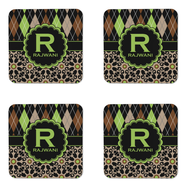 Argyle & Moroccan Mosaic Coaster Set - APPROVAL
